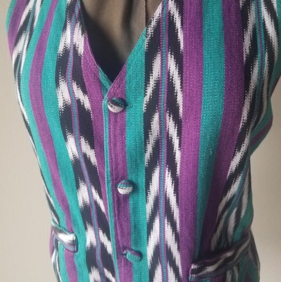 1980's Tropical Brand Vest - Picture 2 of 3